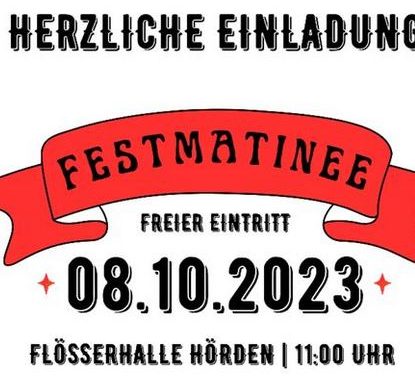 100 Jahre: FV Hörden lädt zur Festmatinee in die Flößerhalle